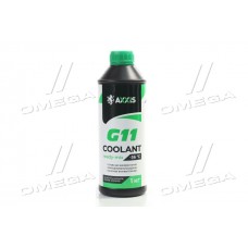 Антифриз GREEN G11 Сoolant Ready-Mix -36°CAXXIS (зелений) (Каністра 1кг)