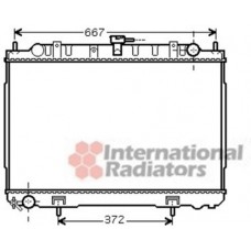 Радіатор охолодження X-TRAIL 22DCi MT AC 01- (Van Wezel)