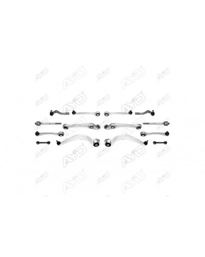 Ремкомплект подвески передн (рычаги -8шт, шаровые опоры, тяги, наконечн, стойки стаб.) AUDI A4 (8K2, B8) (07-) (89-13046) AYD