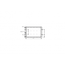 Радиатор охлаждения двигателя Skoda Octavia I 1,6i 1,8t 1,9TDI 2,0i 98>10 (AI2155) AVA