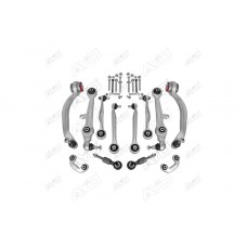 Ремкомплект подвески передн (кон 16.3*21.4mm, рычаги 8шт, наконечн, стойки стаб, крепежн. болты) VW PASSAT V (3B3), AUDI A6 (4B2, C5) (-05) (89-07079)