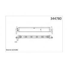 Радиатор охлаждения дополнительный Audi A1, Seat Ibiza IV, Ibiza IV St, Toledo IV (344780) KALE OTO RADYATOR